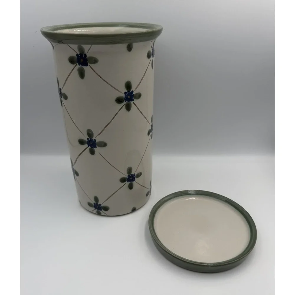 Louisville Stoneware Wine Cooler & Saucer in French Country